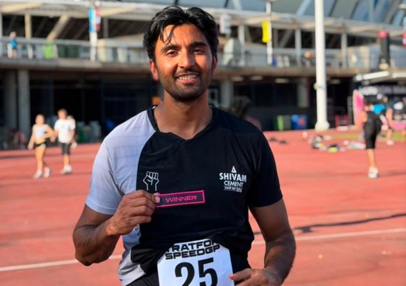 शिवम् सिमेन्टमा अनुबन्धित नेपाली स्प्रिन्टर आयुष कुँवरद्वारा ३० वर्ष पुरानो राष्ट्रिय कीर्तिमान भंग