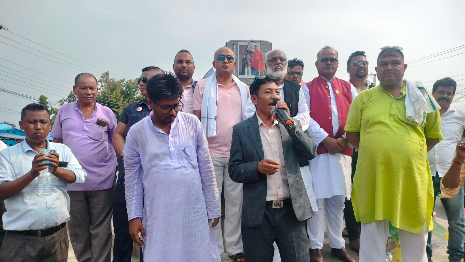 कोशी प्रदेश नामकरण खारेजीको माग गर्दै विराटनगरमा विरोधसभा